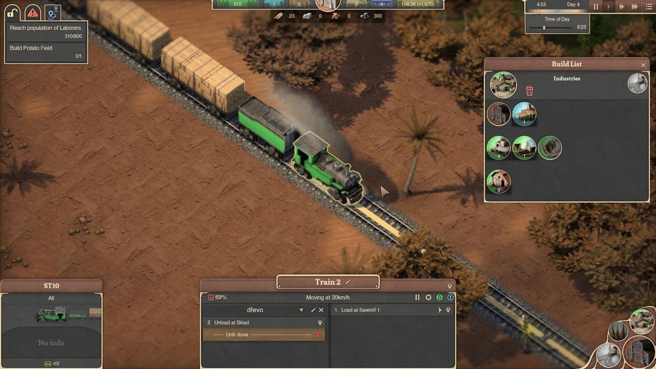 How to Build Trains in Sweet Transit