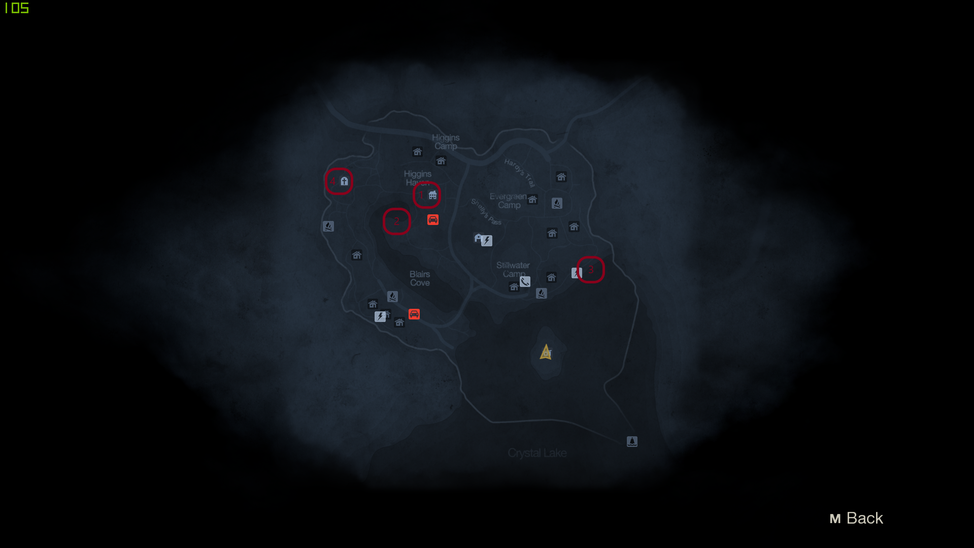 Friday the 13th: The Game - Med Spray Spawn Locations