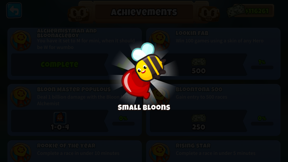 Bloons TD 6 - How to Get Small Bloons Option?