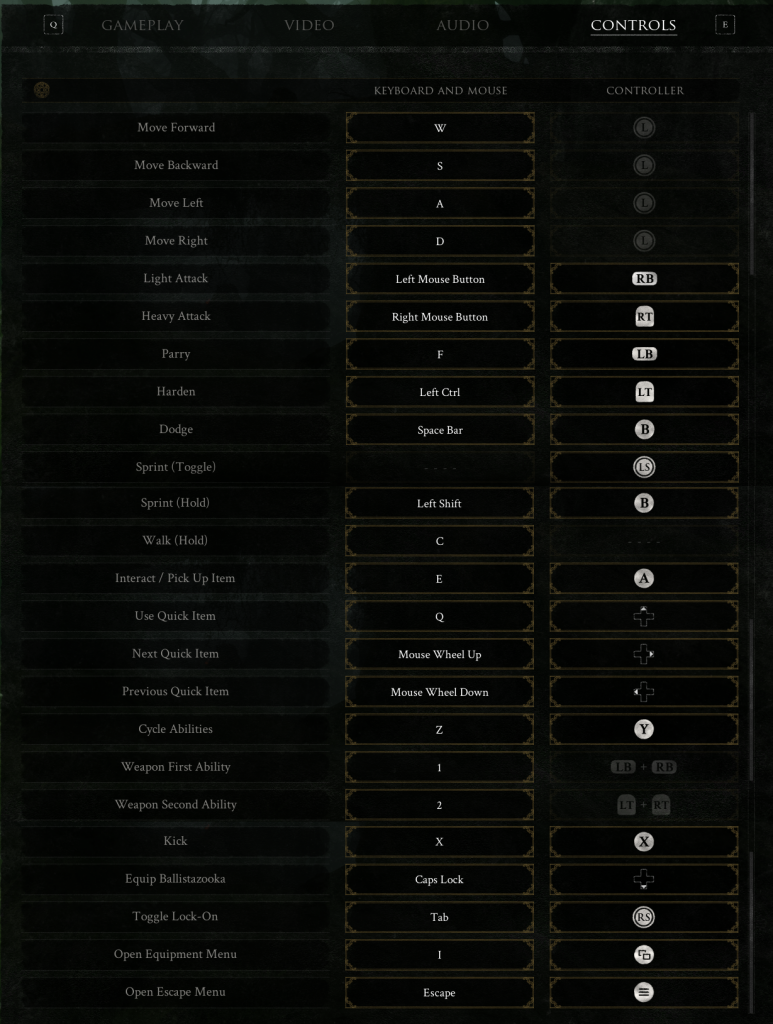 Mortal Shell PC Keyboard Controls Guide - MGW