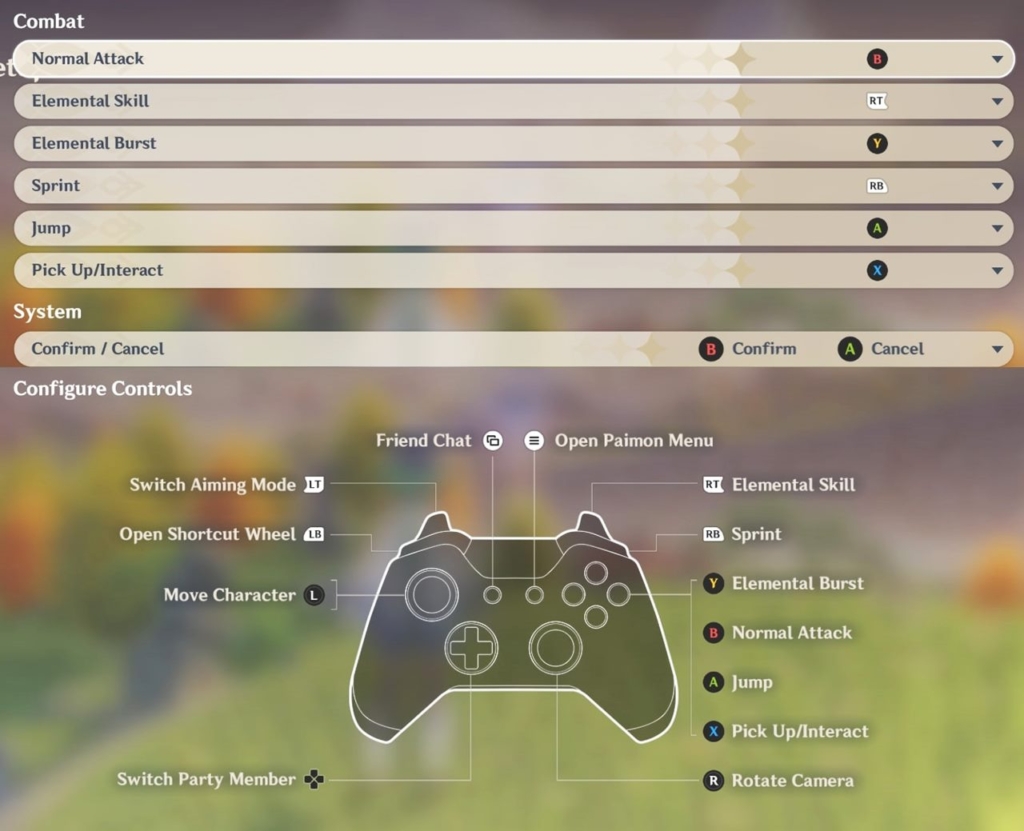 Genshin Impact PC & Xbox One Controls - MGW