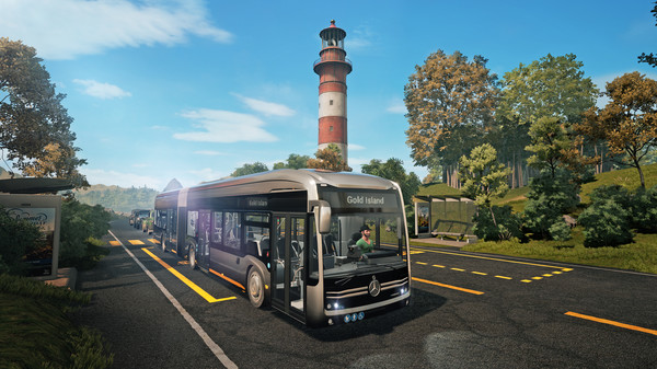 How can I change the appearance of my buses in Bus Simulator 21?