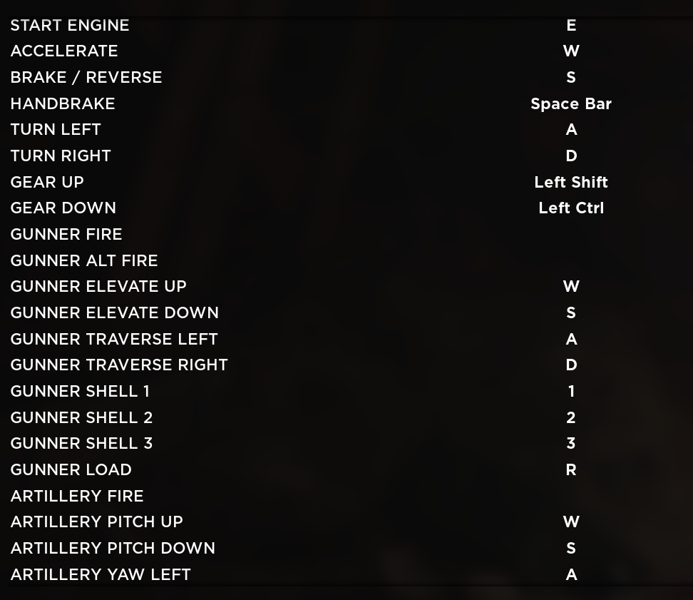 Hell Let Loose PC Keyboard Controls Guide