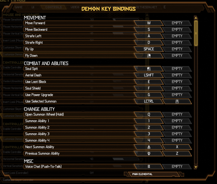 DOOM Eternal Controls for Keyboard and Mouse - MGW