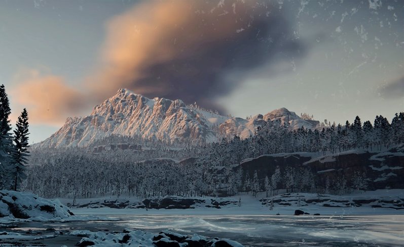 Snowy Mountains in Sons Of The Forest